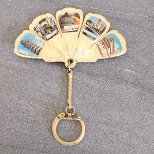 Italy Fan Shape Key Chain